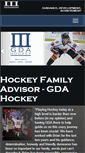 Mobile Screenshot of gdahockey.com