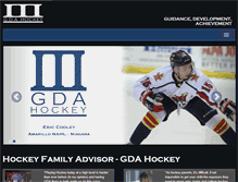 Tablet Screenshot of gdahockey.com